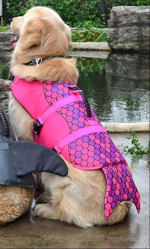 Mermaid Dog Life Vest