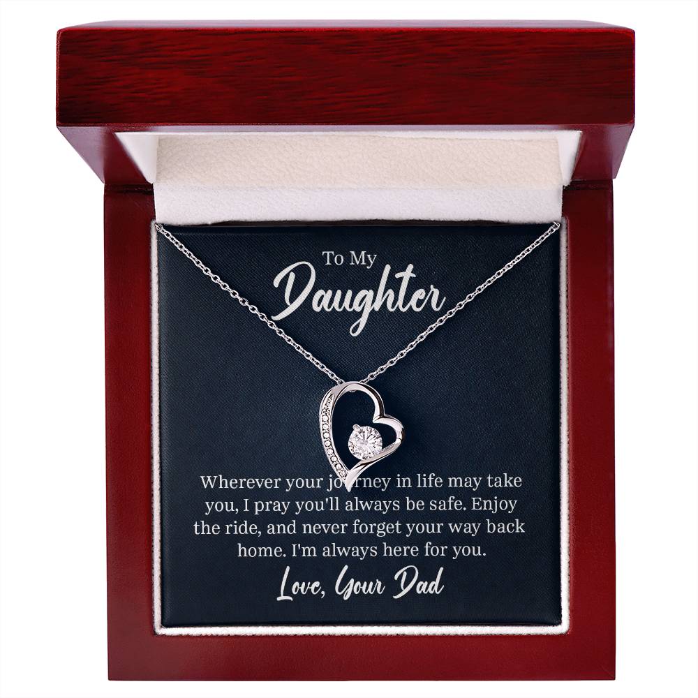 Forever Love Necklace - For Daughter From Dad